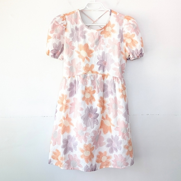 Aritzia Sunday Best Saida Floral Mini Babydoll Dress ~ Size Small - Picture 6 of 16